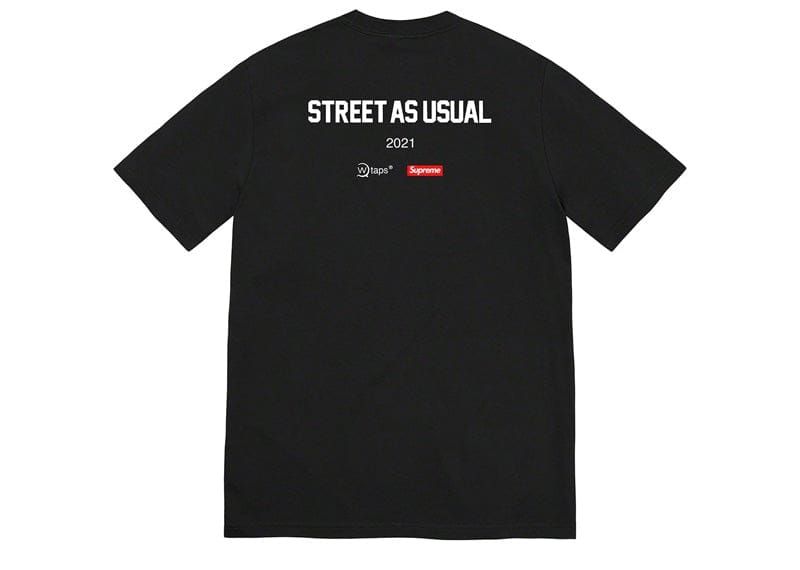 Supreme WTAPS Sic'em! Tee Black – Court Order