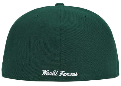 Supreme streetwear Supreme x New Era Breast Cancer Awareness Box Logo Fitted Hat Green 7 3/8
