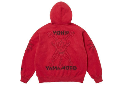 Supreme streetwear Supreme Y's by Yohji Yamamoto Zip Up Hooded Sweatshirt Red