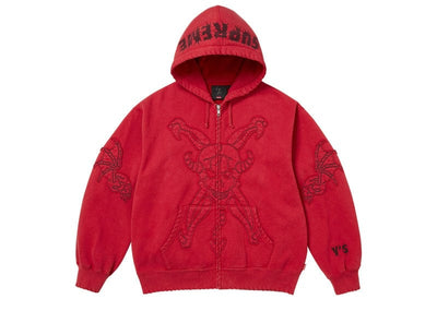 Supreme streetwear Supreme Y's by Yohji Yamamoto Zip Up Hooded Sweatshirt Red