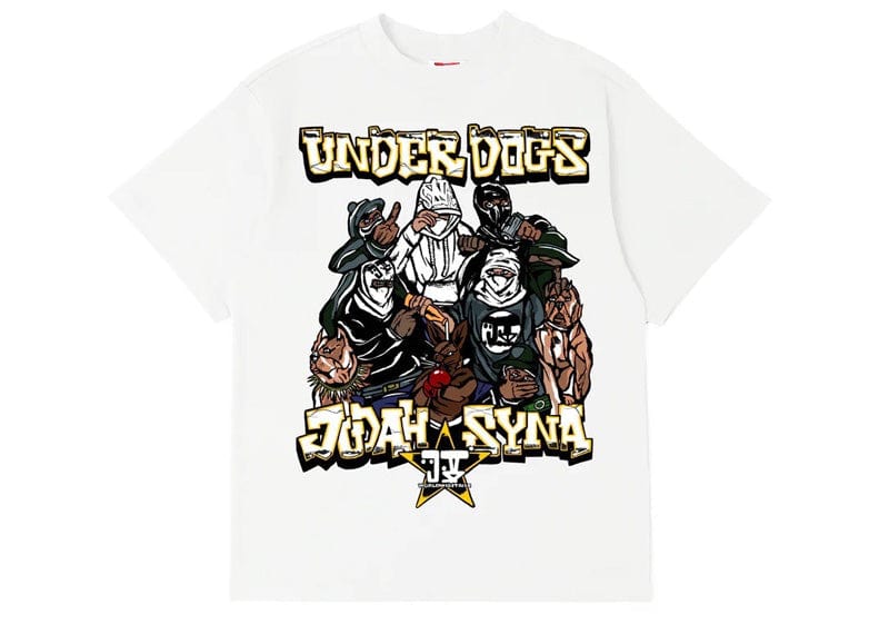 Syna Streetwear Syna x Judah Tribe Under Dogs Tee White