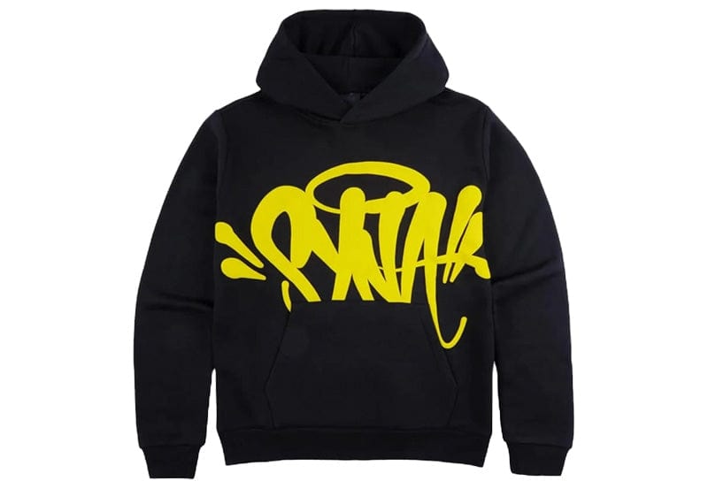 Syna World Streetwear Syna World Logo Team Hoodie Black/Yellow
