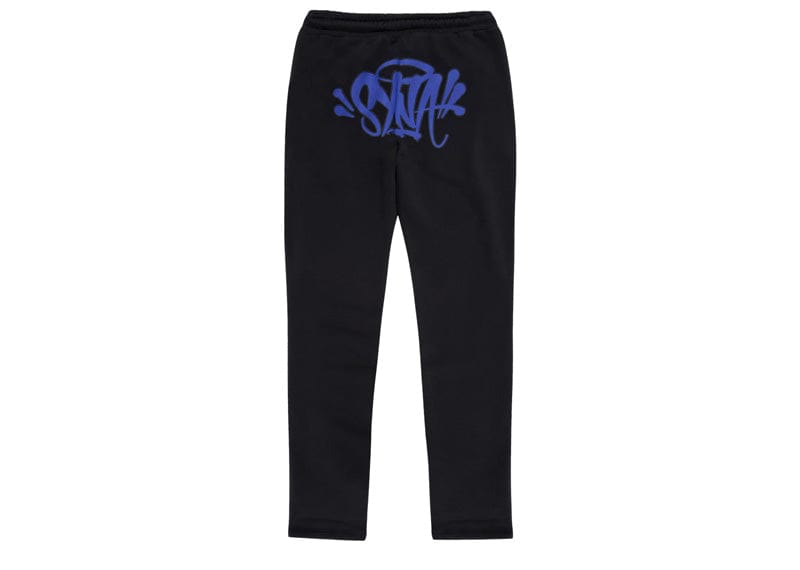 Syna World OG Sweatpants Black/Cobalt Blue – Court Order