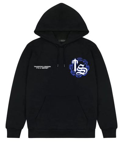 Trapstar Streetwear Trapstar Chain Script Hoodie Black/Ice