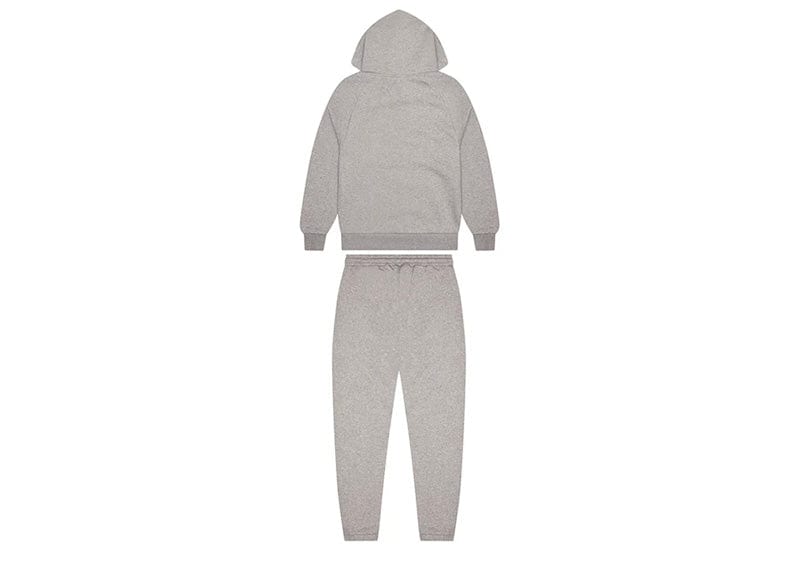 Trapstar streetwear Trapstar Chenille Decoded Hoodie Tracksuit Grey/Light Blue