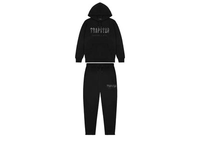 Trapstar streetwear Trapstar Decoded Camo Hooded Tracksuit Blackout Edition