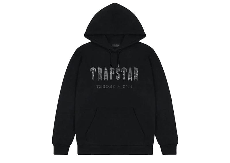 Trapstar streetwear Trapstar Decoded Camo Hooded Tracksuit Blackout Edition