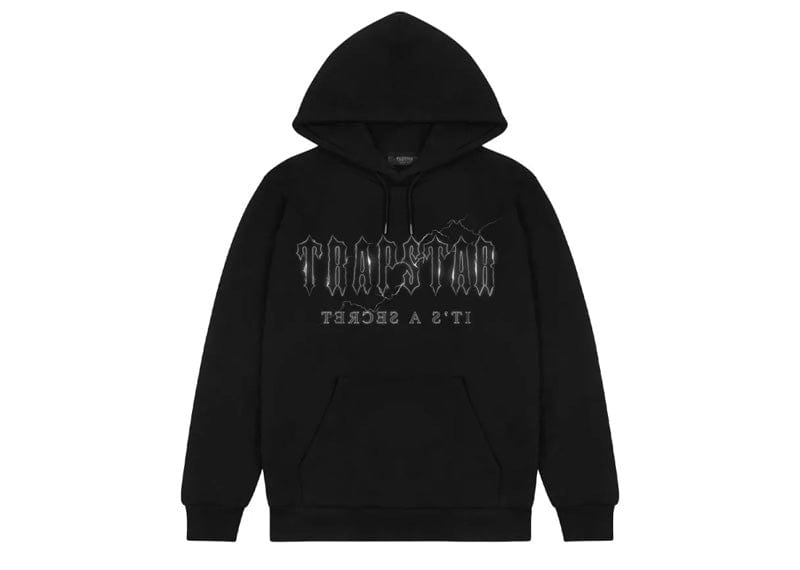 Trapstar Streetwear Trapstar Decoded Lighting Edition Hoodie Black
