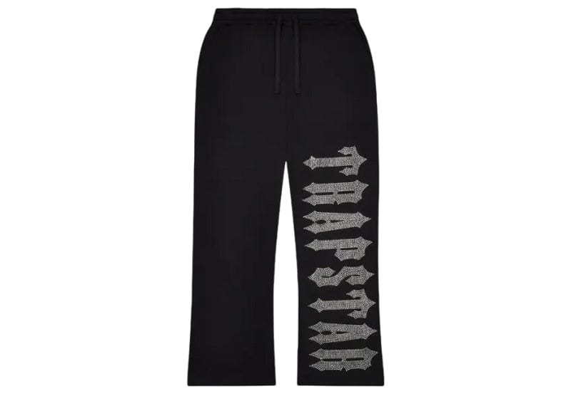 Trapstar Streetwear Trapstar Decoded Skull Diamante Jogger Black