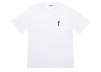 Trapstar Streetwear Trapstar Foundation Black Logo Tee White