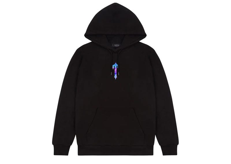 Trapstar Streetwear Trapstar Irongate T Trip Drip Hoodie Black Solar Eclipse
