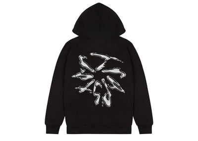 Trapstar Streetwear Trapstar Liquid Chrome Hoodie Black