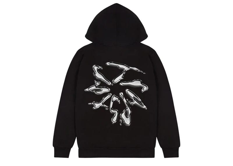 Trapstar Streetwear Trapstar Liquid Chrome Hoodie Black