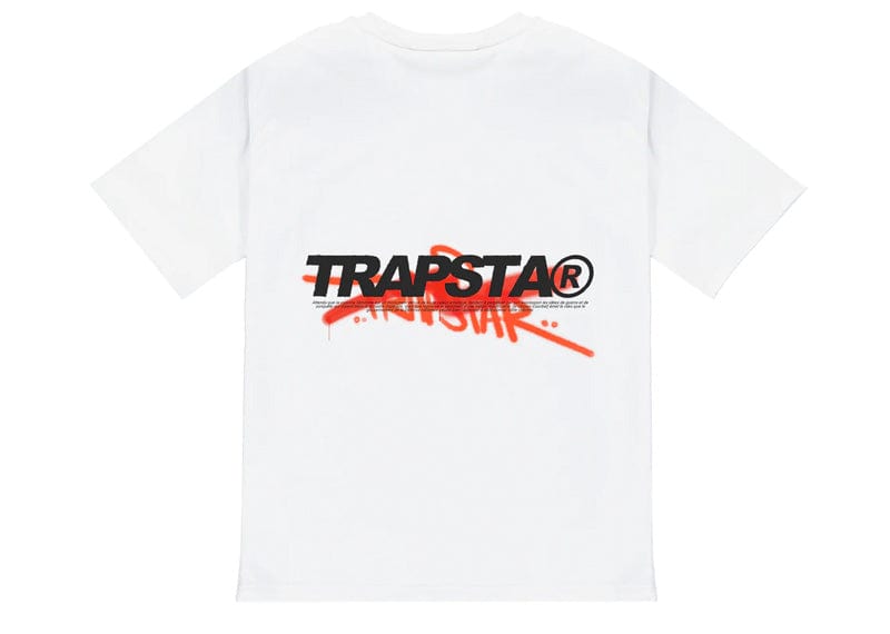 Trapstar streetwear Trapstar Trespass Tee White/Infrared