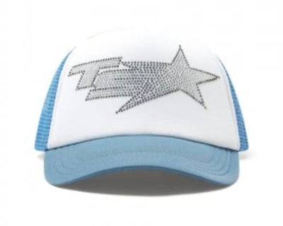 Trapstar Accessories Trapstar TS Star Diamante Trucker Blue