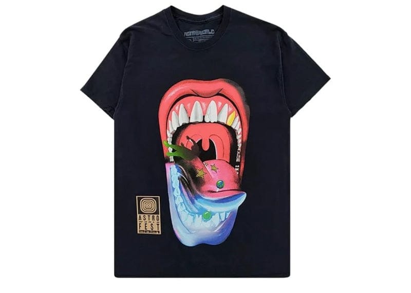 Travis Scott Streetwear Travis Scott Astroworld Dart T-Shirt Black
