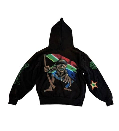 Travis Scott Streetwear Travis Scott Circus Maximus SA 2025 Tour Hoodie Vintage Black