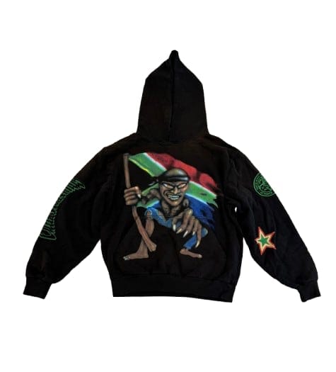 Travis Scott Streetwear Travis Scott Circus Maximus SA 2025 Tour Hoodie Vintage Black