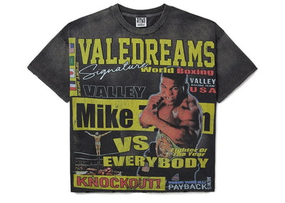 Vale Forever Streetwear Vale Valley Dreams Iron Mike Tee Washed Black