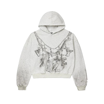 VALE Streetwear Vale Big Chain Hoodie Grey