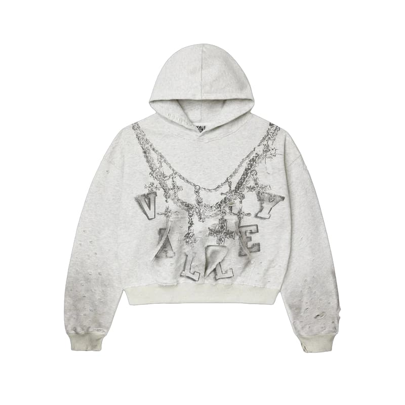 VALE Streetwear Vale Big Chain Hoodie Grey