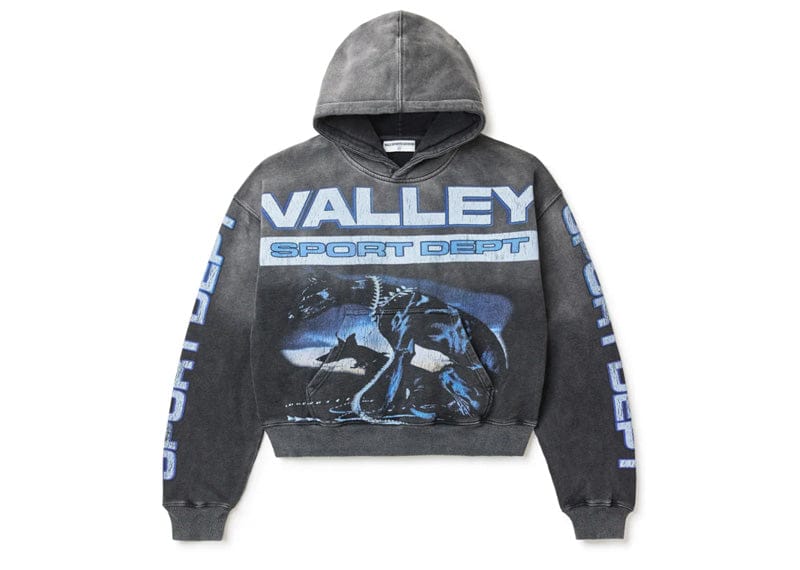 VALE Streetwear Vale Watchdog Hoodie Washed Black