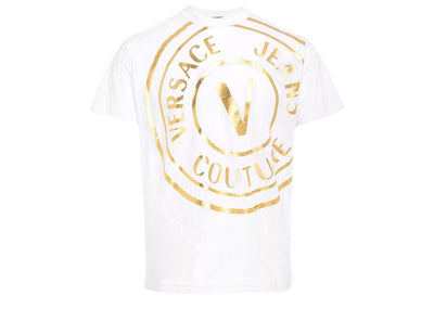 Versace Streetwear Versace Metallic V-Emblem T-Shirt