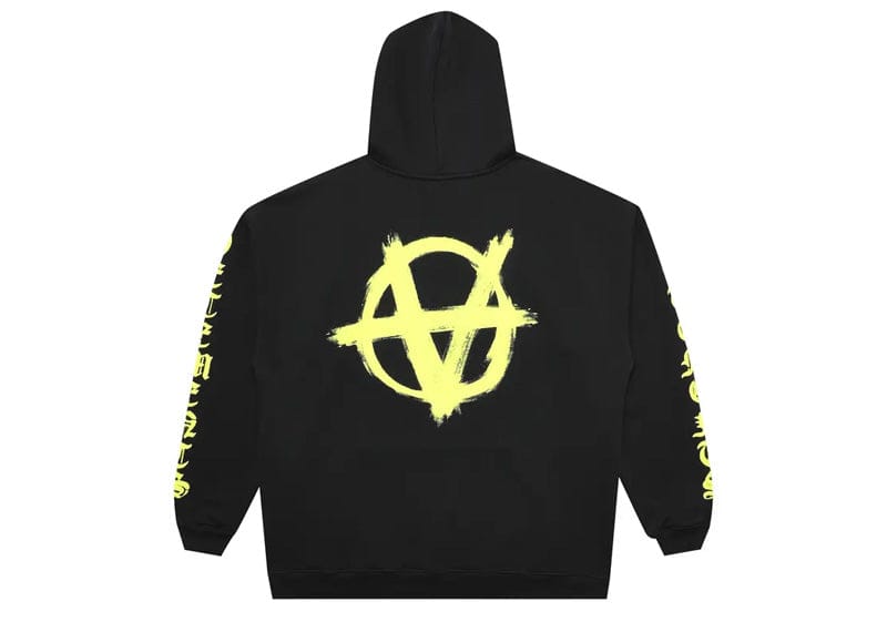 Vetements Double Anarchy Hoodie Black Neon – Court Order