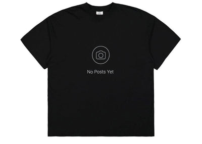 Vetements Streetwear Vetements No Posts T-shirt Black