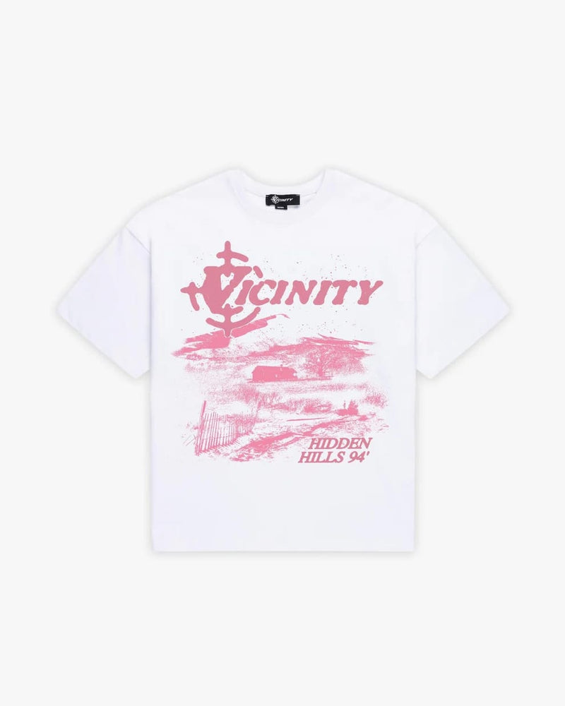 Vicinity Streetwear Vicinity 94 Tee Pink White
