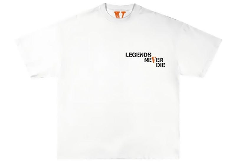 Vlone Streetwear Juice Wrld x Vlone Butterfly T-Shirt White