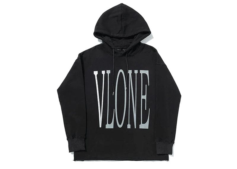 VLONE Streetwear Vlone 3M Reflective hoodie Black