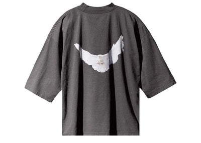 Yeezy Streetwear Yeezy Gap Engineered by Balenciaga Dove 3/4 Sleeve Tee Dark Grey