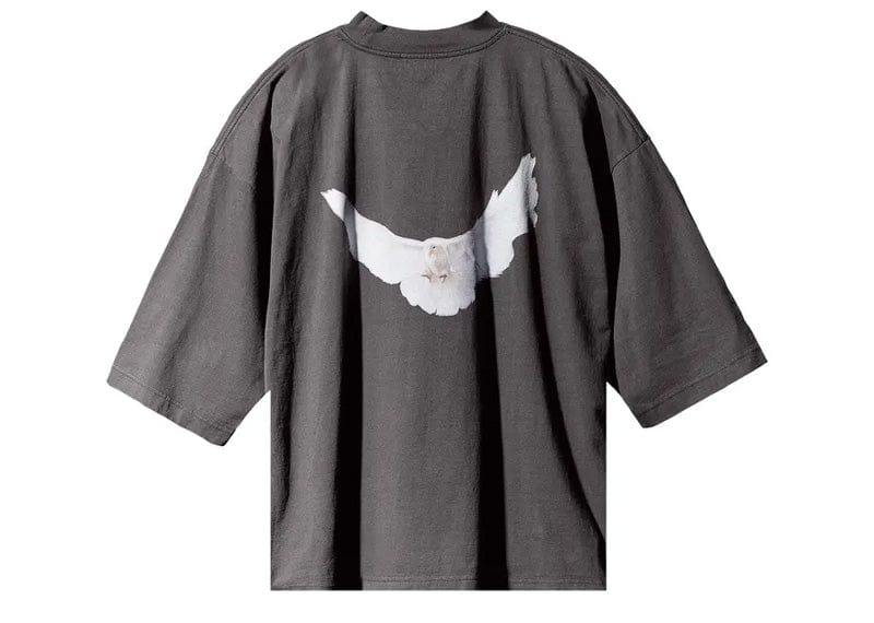 Yeezy Streetwear Yeezy Gap Engineered by Balenciaga Dove 3/4 Sleeve Tee Dark Grey