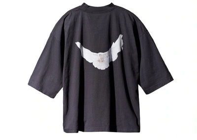 Yeezy streetwear Yeezy Gap Engineered by Balenciaga Dove 3/4 Sleeve Tee Washed Black