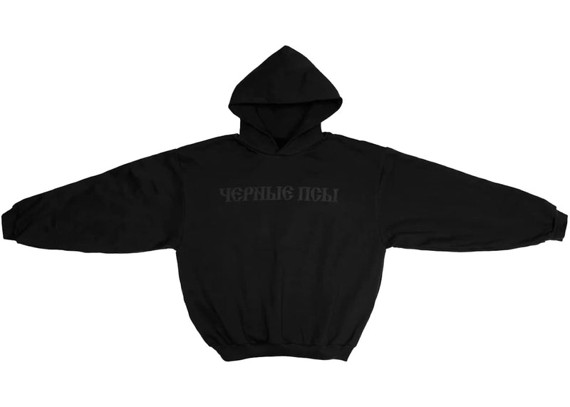 Yeezy Gosha Black Dogs Hoodie Black Court Order