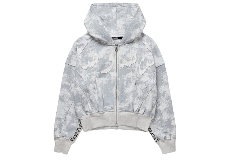 Zidouri Streetwear Zidouri Thalj Zip Hoodie White Camo