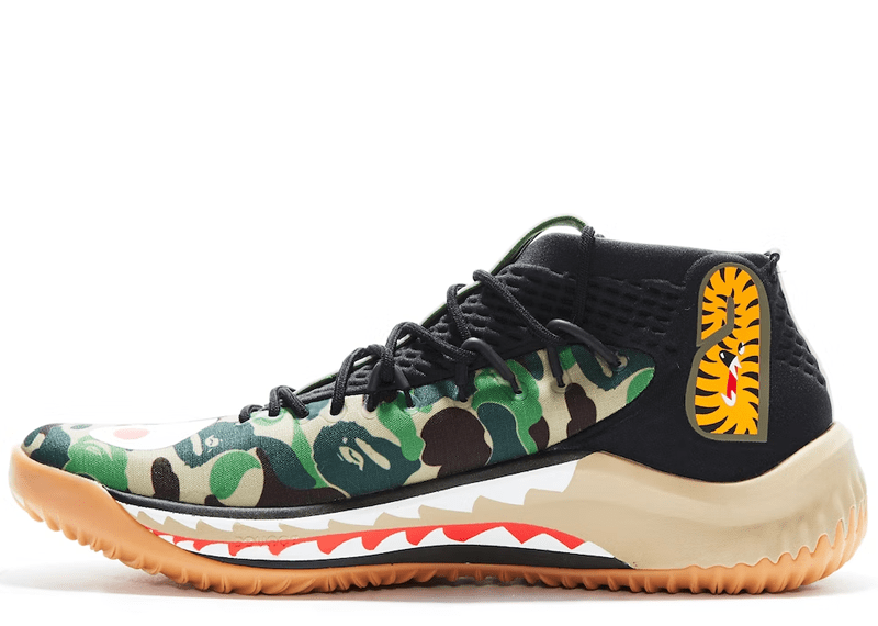 Adidas dame 4 a bathing best sale ape camo