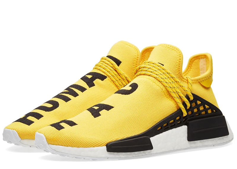 Adidas nmd yellow human race juego best sale