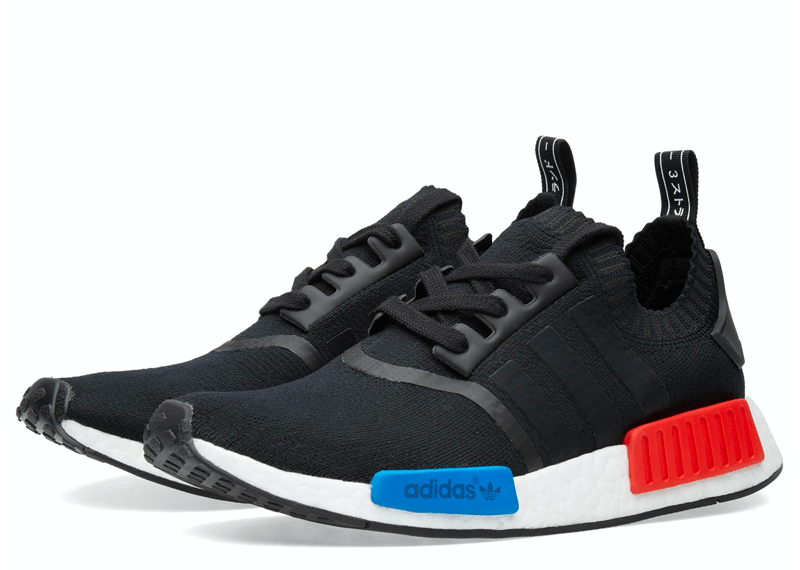 adidas Unisex sneakers NMD R1 Core Black Lush Red