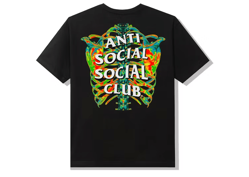 Anti Social Social Club Blow To The Chest T-shirt Black – Court Order