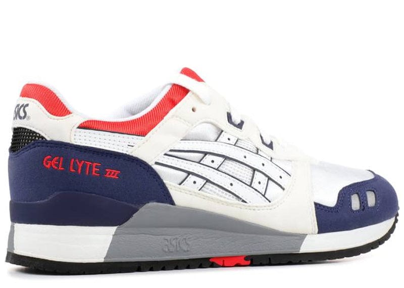 Asics gel lyte bleu blanc outlet rouge