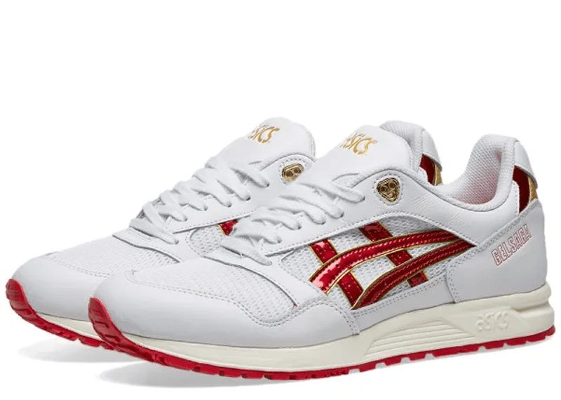 Asics Gel Saga White Speed Red Court Order