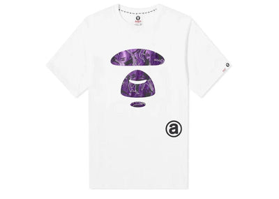 Bape Streetwear AAPE BY A BATHING APE graphic-print short-sleeve T-shirt White