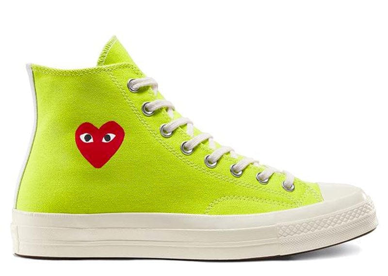 Converse Sneakers Converse Chuck Taylor All-Star 70 Hi Comme des Garcons Play Bright Green