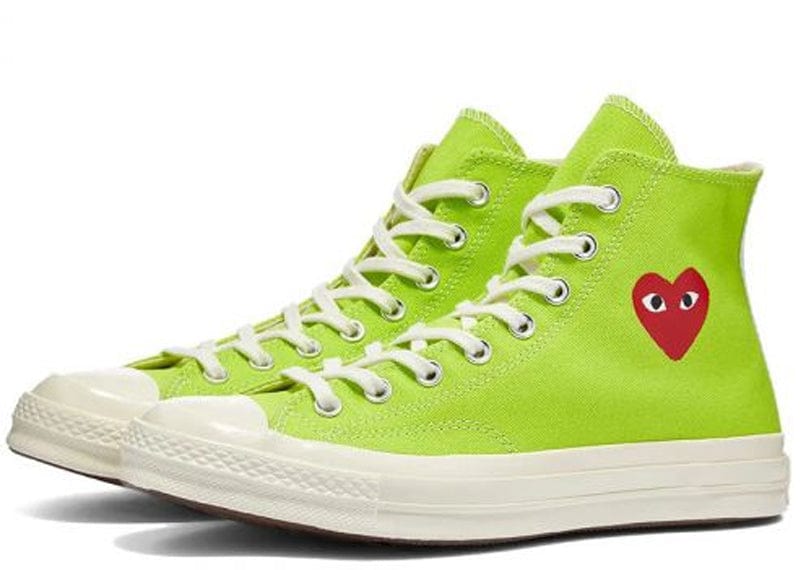 Converse Sneakers Converse Chuck Taylor All-Star 70 Hi Comme des Garcons Play Bright Green