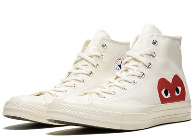 Converse Sneakers Converse Chuck Taylor All-Star Hi x Comme des Garçons ‘Play’ Milk