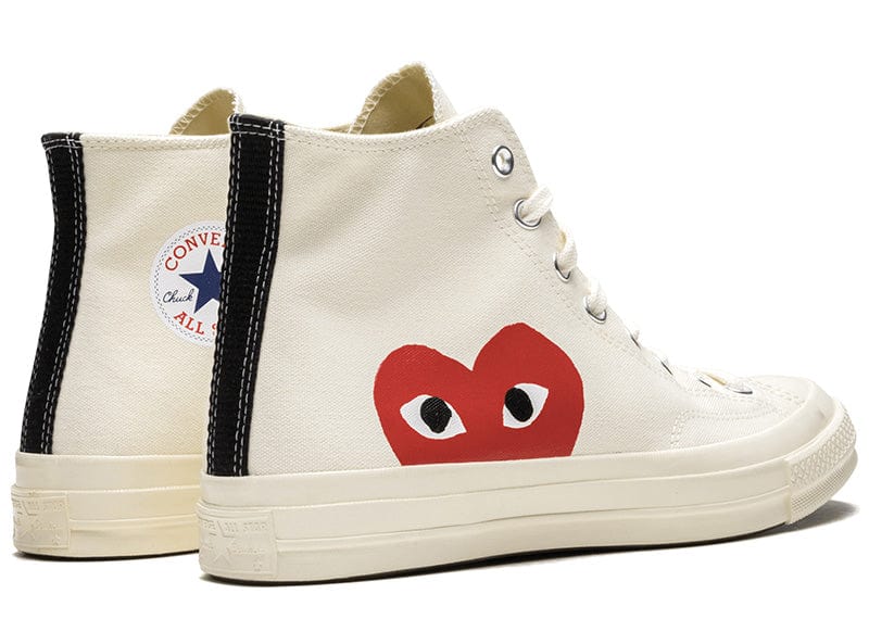 Converse Chuck Taylor All-Star Hi x Comme des Garçons ‘Play’ Milk ...