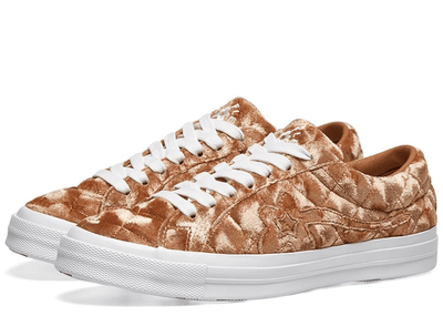 Converse sneakers Converse One Star Ox Golf Le Fleur TTC Quilted Velvet Brown Sugar
