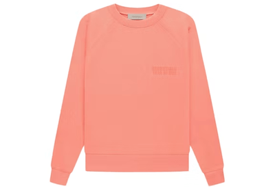 Fear of God streetwear Fear of God Essentials Crewneck Coral